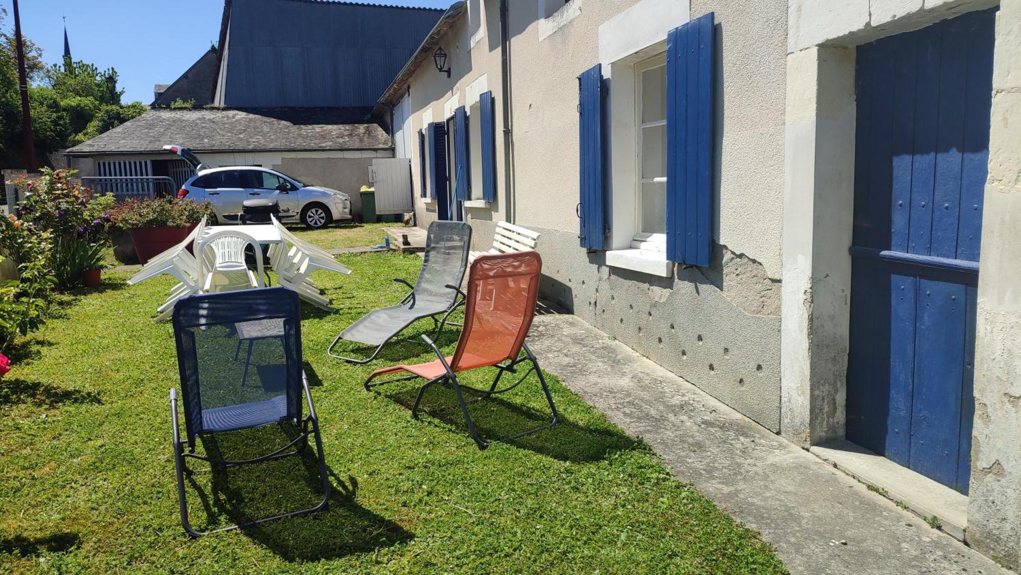 Maison Plain Pied, 2 Chambres, Longere Typique , Fraiche, Dans Bourg Avec Tous Commerces Luçay-le-Mâle Eksteriør billede